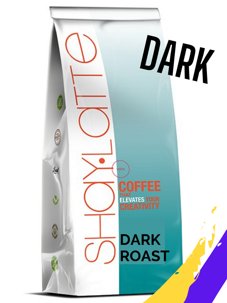 Dark Roast Bold chocolate, plum taste with a hint of nutty flavor